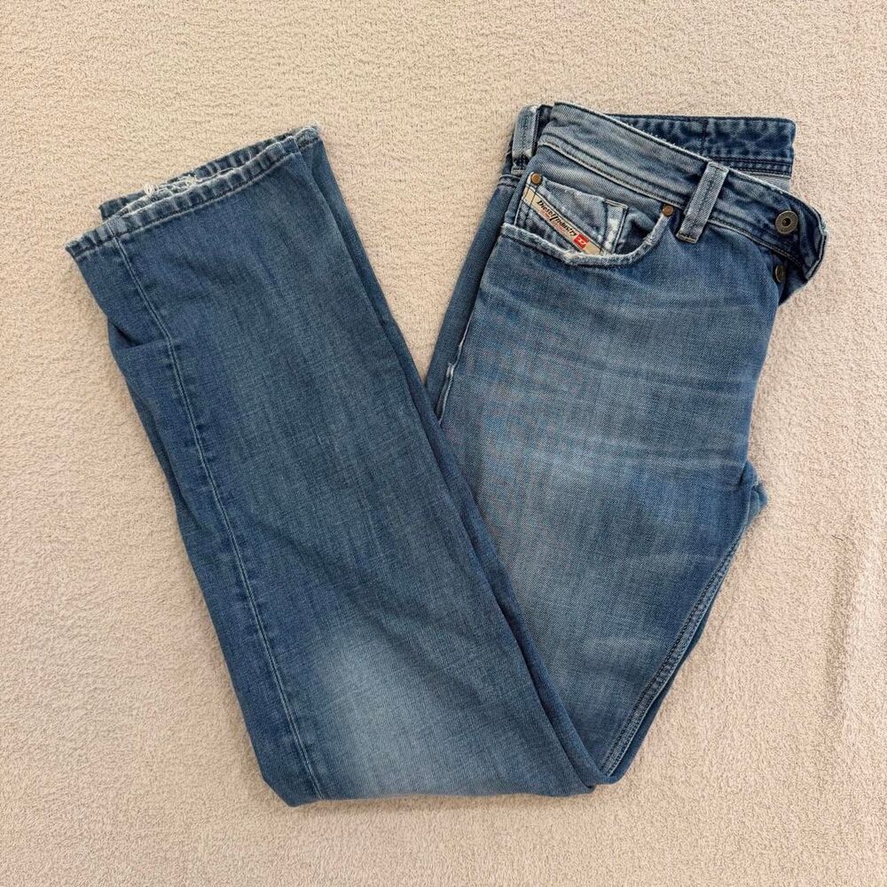 Diesel 31x34 Men's Blue and Navy Jeans